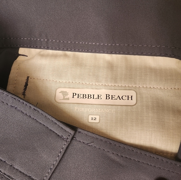 NWT- Pebble Beach Golf Capri Performance Pants Size 12. 👖 Blue - Picture 5 of 13